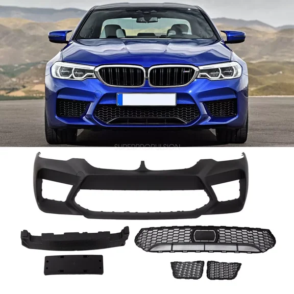 Front Bumper Cover M5 Style fit for 2017-2020 BMW 5 Series G30 G38 530 W/O PDC