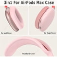 thumbnail image 3 of 3 in 1 Cover For AirPods Max Case TPU Wireless Headphones Shockproof Cases For Apple AirPods Max Protective Coque For AirPod Max, 3 of 7