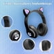 thumbnail image 2 of Audífonos Gaming Bluetooth 5.0 Con Orejas RGB Luz LED manos libres Diadema Ajustable 7h Baterían Color negro, 2 of 5