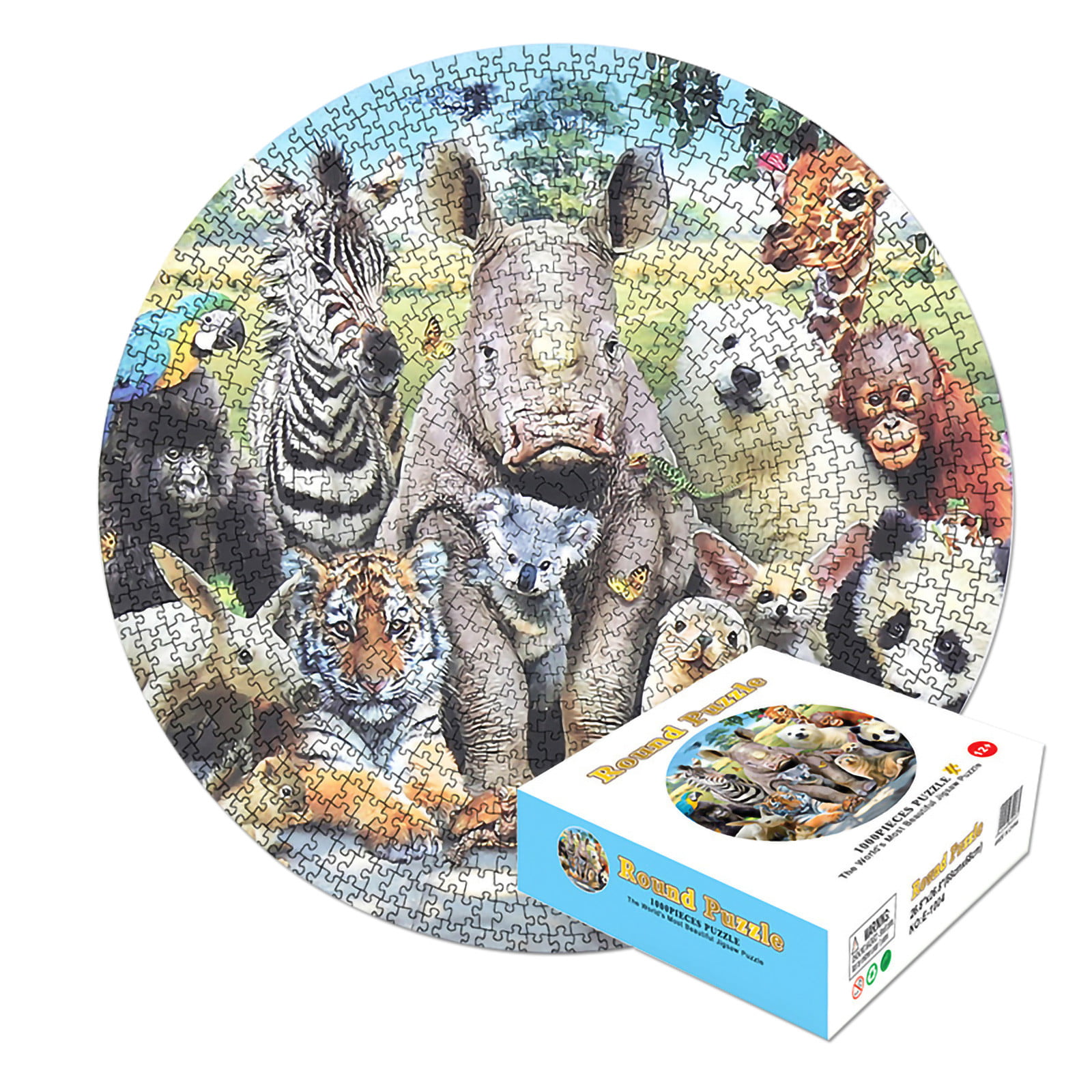 Details about   New Wooden Animal Jigsaw Puzzle Set Decompression Educational Toys For Adults 
