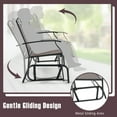 thumbnail image 6 of Gymax 4PCS Outdoor Glider Chair & Table Set Patio Conversation Furniture Set, 6 of 10