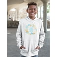 thumbnail image 2 of Buon Ferragosto Sea Wreath Hoodie Juniors -Image by Shutterstock,  Small, 2 of 4