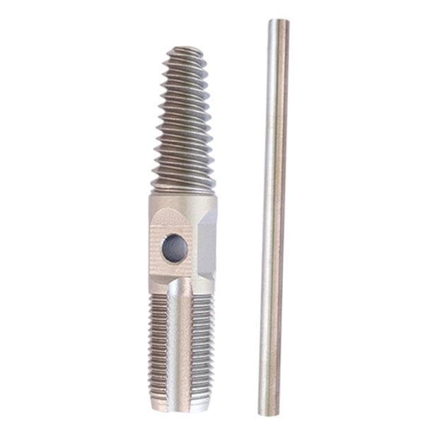Kit extractor de tornillos para válvula de tubería y grifo, herramienta de mantenimiento portátil de doble cabezal Cabeza de 0.5 pulgadas