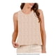 thumbnail image 1 of Blusa George para Mujer, Blusa Básica Cuello Redondo Sin Manga Arena Talla EG, 1 of 4