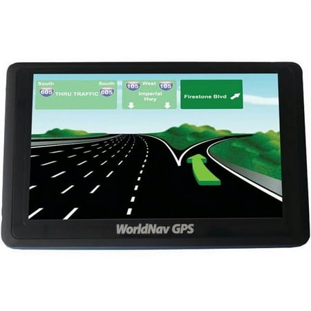 WorldNav 5300 - High Resolution 5" Truck GPS Plus FREE Leather Case