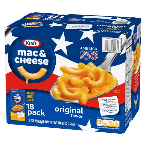 Kraft Mac & Cheese (18) - Deli-style meals for hospitality