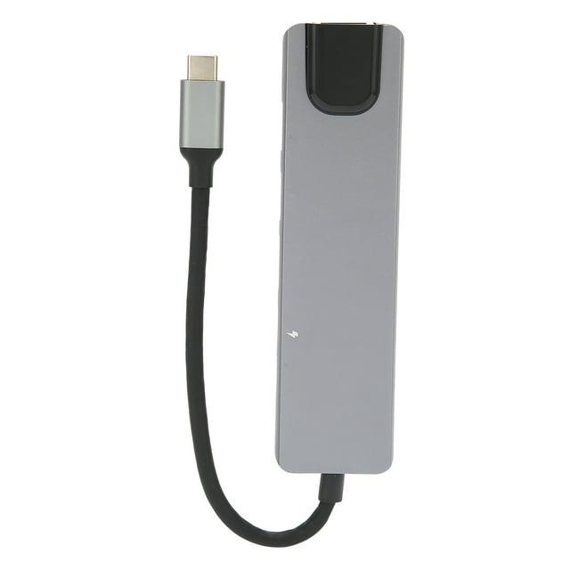 6 en 1 Docking USB Hub, Docking Hub Haute Définition Avancée Puces Multimédia Interface pour Souris pour Disque Dur Mobile pour U Disque pour Clavier