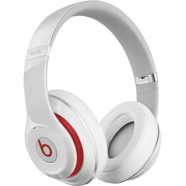 Beats By Dr Dre Studio Wired Over Ear Headphones White