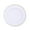 White, variant on Efavormart 10 Pack | 9" Clear / Gold Scalloped Rim Plastic Dinner Plates, Disposable Party Plates For Weddings Party Events