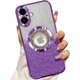 thumbnail image 1 of Funda magnética con purpurina para iPhone 16, compatible con MagSafe, protección total, delgada, a prueba de golpes y arañazos, con protector de lente de cámara y red antipolvo para mujer, 1 of 7