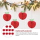 thumbnail image 4 of BRIGHTFUFU 10 piezas 10 cm de papel Apple Honeycomb Decor Fan Set Colgante de pared Honeycomb Ball Shape Colgante Suministros para fiestas para interiores y exteriores Suministros para fiestas, 4 of 7