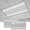 Gray, variant on Grey Striped Magnetic Fluorescent Light Covers for Ceiling Lights 2x4Ft, Luxurious White Stripes Modern Abstract Art Office Classroom Kitchen Drop Ceiling Light Covers Filters Shade Panel 1 Pack