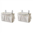 thumbnail image 1 of 2X Bolsa de Almacenamiento de Bolsillo para Colgar Junto una la Cama Soporte Organizador de Cajita de Almacenamiento Junto una la Cama para Cabeceros Literas Dormitorios,, 1 of 4