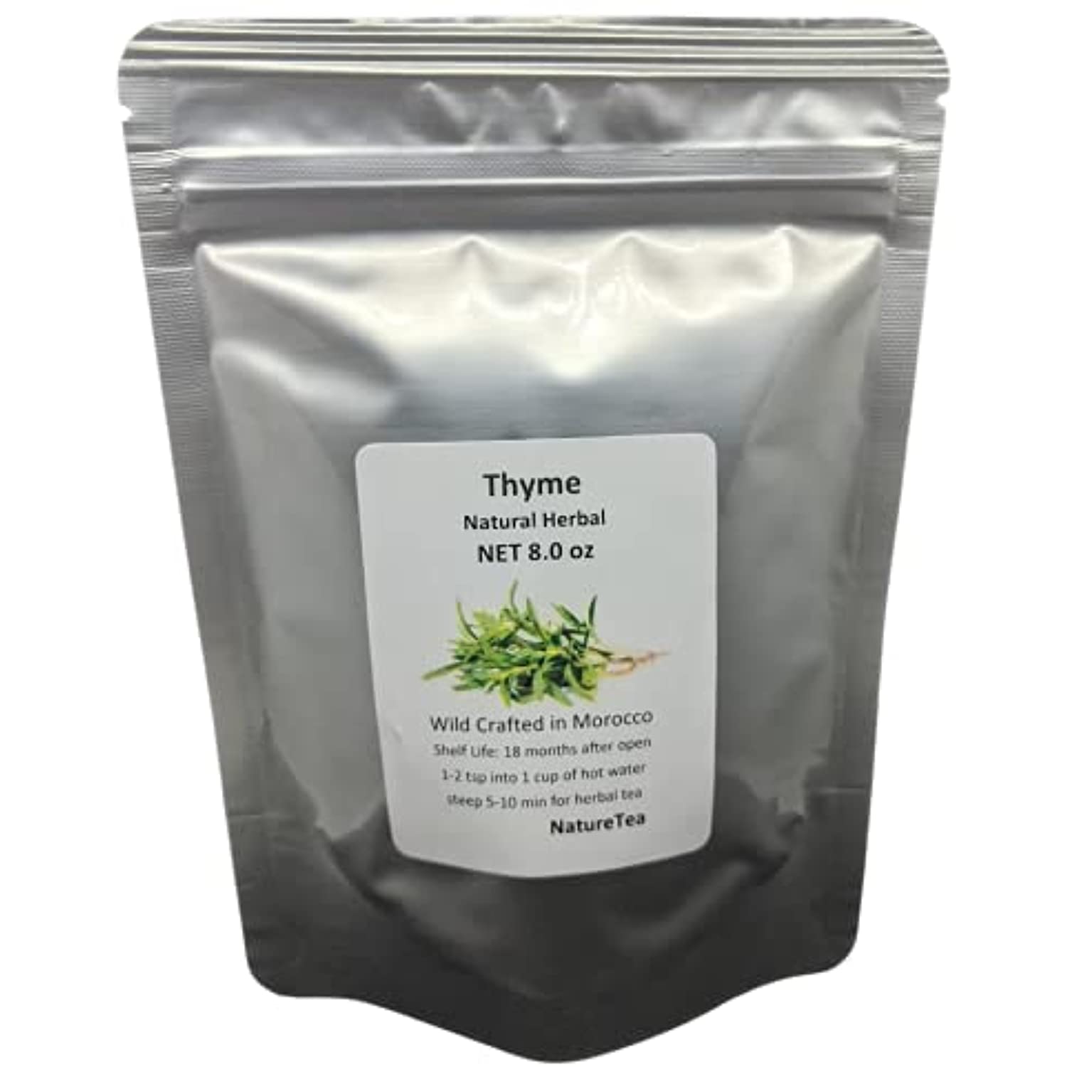Thyme Leaf Tea Thymus Vulgaris Loose Leaf By Nature Tea (8 Oz