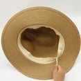 thumbnail image 3 of RUIG Wide Rim Hat Womens Mens Wide Brim Panama Hat Fedora Summer Beach Sun Hat UPF Hat For Women for Women Beach, 3 of 5