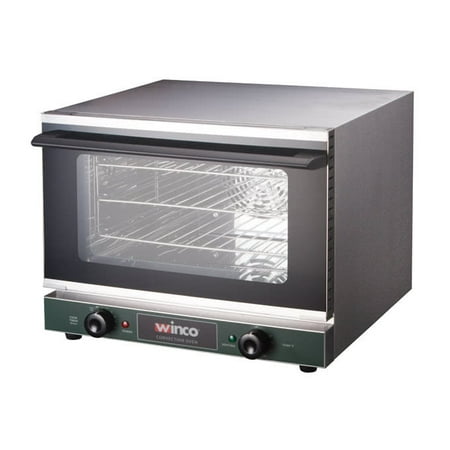 Winco ECO-250, 0.8 Cu.ft Quarter-Size Countertop Convection Oven, 120V~60Hz, 1440W, 12A, (Best Eco Friendly Microwave)