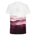 thumbnail image 4 of WRKEKC Men's T-Shirts Casual Short Sleeve Print Round Neck Comfortable Breathable Top Round Neck Casual Shirt Lightweight Summer Wear, 4 of 5