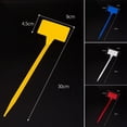 thumbnail image 2 of 10pcs Upturned Plant Tags Markers Nursery Tray Garden Labels Stick Tools, 2 of 7