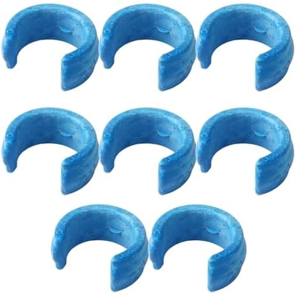 8 Pack Pool Cleaner Hose Weight Compatible with Zodiac Baracuda W83247 X70105 or Pentair Kreepy Krauly K12054 K12454, Blue