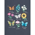 thumbnail image 3 of Wonder Nation Girls Butterfly Short Sleeve Tee, 4-18 & Plus, 3 of 3