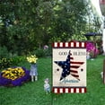 thumbnail image 5 of God Bless America 4th of July Garden Flag, 12 x 18 Inch Double Sided Burlap Independence Day Welcome Small Yard Flag, Summer Holiday Seasonal Farmhouse Outdoor Decoration, 5 of 5