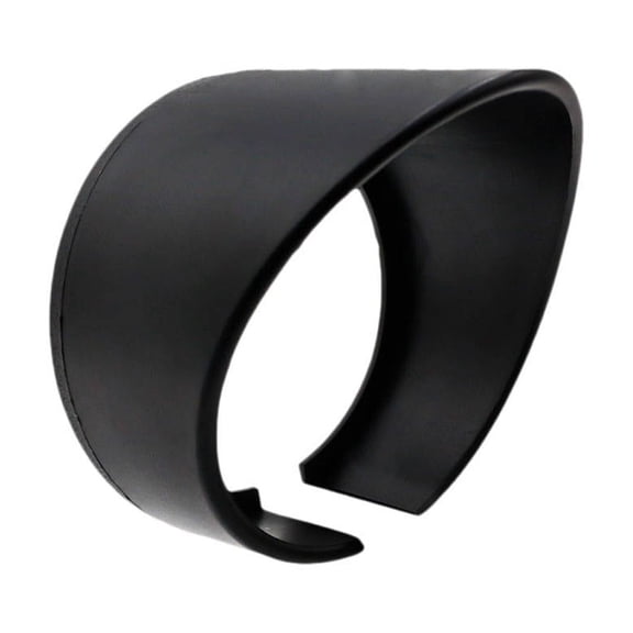 Worgeous Modified Gauge Baffle Black Metal Car Owners 1Pcs 2.4x2.3in