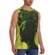 thumbnail image 2 of Fotbe Screaming Horror Art Men's Camiseta sin Mangas Estampada para Hombres, Playera Casual para Gimnasio, Entrenamiento, Playa-X-Large, 2 of 7