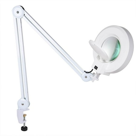 Magnifying Lamp 5 Diopter Mag - Adjustable 5x Diopter (2.25x Magnification) Magnifying Lamp Magnifier Facial Spa Salon Home Craft