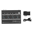 thumbnail image 4 of AMP-14 4-Channel Headphone Amplifier Compact Stereo Headphone Amp with RCA/6.35mm/3.5mm Input Control, 4 of 7