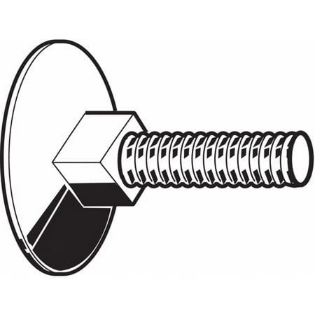 

FABORY U08360.037.0250 Elev. Bolt Flat 3/8in-16 2-1/2inL PK10