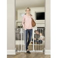 Regalo 37 inch Tall and 49 inch Wide Walk Thru Baby Gate, Extra Wide
