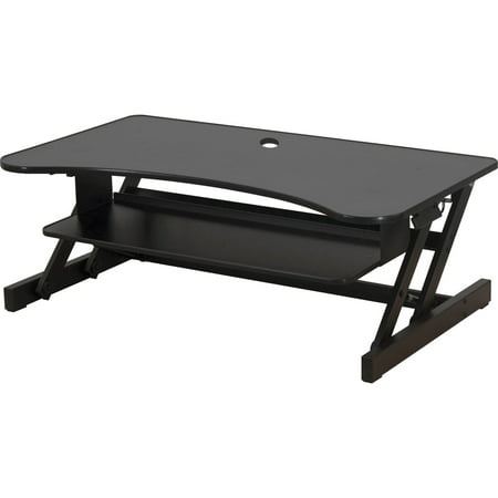 UPC: 0035255997591 | Lorell LLR99759 Deluxe Adjustable Desk Riser 1 Each Black