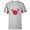 Athletic Heather, variant on Disney Minnie Mouse Head Ears Bow Distressed Retro Vintage - Short Sleeve T-Shirt for Kids - Customized-White