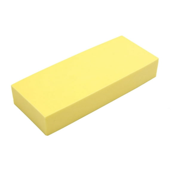Unique Bargains Yellow PVA Water Absorbing Sponge Foam Block Washing Cleaning Tool for Car