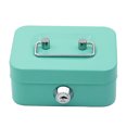 thumbnail image 1 of Caja Almacenamiento Portátil Creativa La Hucha Pequeña Caja Almacenamiento Con Llave Caja Monedas Hucha Con Cerradura (verde) (verde), 1 of 9