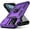 Purple, variant on for iPhone 11 Pro Max Case with Slide Camera Cover+ HD Screen Protector,Rotated Ring Kickstand Military Grade Shockproof Protective Cover-Red