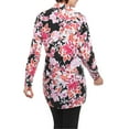 thumbnail image 2 of Foxcroft T-Shirts à Fleurs en Jade pour Femmes, Fleur Rouge, 4AV/MD/RG, 2 of 5