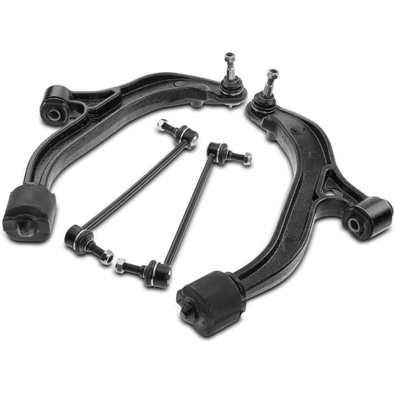 A-Premium 4Pcs Front Suspension Kit Lower Control Arm and Ball Joint Assembly Sway Bar Link Compatible with Dodge Grand Caravan/Caravan Chrysler Town & Country 2001-2007 Voyager 2001-2003 2.4L 3.3L
