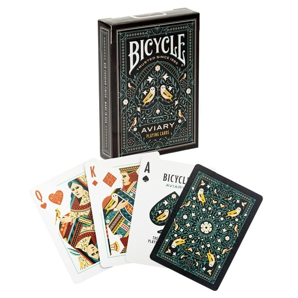 Bicycle Aviary Playing Cards For All Ages,Pack Of 1