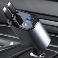 thumbnail image 1 of Cargador Rápido De Coche Cargador Rápido Para Automóvil 120W Adaptador Para Encendedor De Cigarrillos 4 En 1 Toma De Corriente De Carga Rápida, 1 of 8