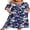 White Flowers, variant on WUJINXIA Women's Plus Size Dresses 1X to 5X Crewneck Ruffle 3/4 Sleeve Casual Maxi Dress