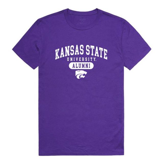 W Republic 559-127-PUR-04 Kansas State University T-Shirt Alumni, Violet - Extra Large