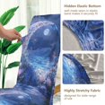 thumbnail image 5 of Yayeee 2 Pack Dining Chair Covers Stretch Parson Chairs Slipcovers Seat Protector, Crystal Ball, 5 of 6