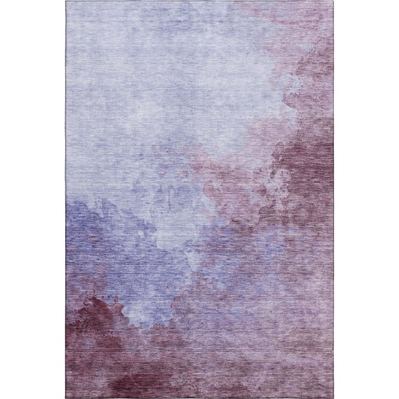 Dalyn Rugs Premium Machine Washable Mayfield AMF1138 Purple 9' x 12' Rug