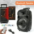 thumbnail image 6 of Dazone Bluetooth Speaker, Portable Wireless LED Speaker 8" with FM Radio/USB/SD Slot/Karaoke(with Mic, Remote Control), 6 of 13