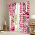 thumbnail image 3 of Homewish Western Cowgirl Black Out Curtains,Pink Vintage Bohemian Boots Pack Of 2 (42X63 Each)For Girls Kids, 3 of 6