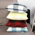 thumbnail image 5 of 2PCS Buffalo Check Plaid Throw Pillow Covers Farmhouse Outdoor Pillow Cushion Case Cotton Linen for Home Decor, 18 x 18 Inch, 5 of 5