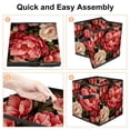 thumbnail image 4 of Peony Large Capacity Foldable Storage Basket with Handle 10.8"x10.5"x10.6" - Storage Bins, Storage Bin, Storage Box, 4 of 6