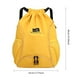 thumbnail image 3 of Mochila con cordón y múltiples bolsillos para desplazarse nadando (amarillo), 3 of 6