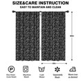 thumbnail image 2 of Blackout Kids Curtains,Black Gothic Cat Butterfly Rainbow Pattern Childrens Insulated Curtains Set Of 2,Bedroom Essentials,Toddler Room Decor 42"x84", 2 of 5